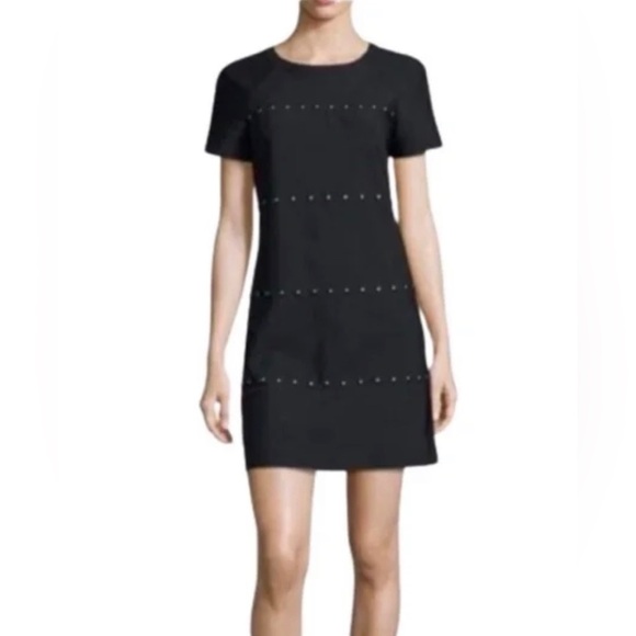 TORY BURCH Waterbury Stud Dress - Black - Size S - Picture 1 of 6